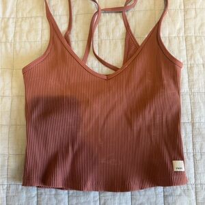 Vuori Terracotta Ribbed Camisole
